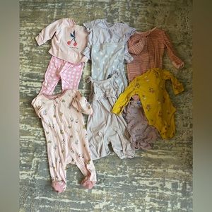 Baby girl 3-6 months clothes